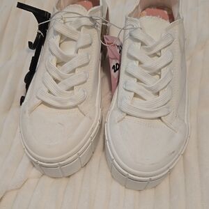 White Canvas Sneakers